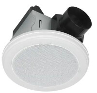 Homewerks 80 CFM Ceiling Mount Bathroom Exhaust Fan with Bluetooth Speaker and LED Light $209.99