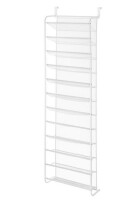 Whitmor 36 Pair Over The Door Shoe Rack White New In Box $79.99