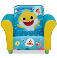 Delta Children Upholstered Chair, Wood, Baby Shark New In Box $129.99