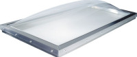 Velux cmt2-9999_a4a1p2m 39.75" x 118.75" Special Window Curb Mount, Traditional Double Dome in Neutral Gray, New $1799.99