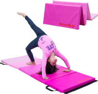 Antsy Pants Flybar Tumbling Mat – Gymnastics Mat, Easy to Clean Gym Mat, Sturdy, Foldable Tumbling Mat for Kids, Padded, Lightweight, Portable, Carrying Handle, Gymnastics Equipment for Activity Play $199.99