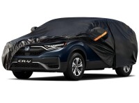 Kayme 7 Layers Car Cover Waterproof All Weather for Automobiles Rain Sun UV Protection Black $129.99