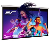 Elite Screens Spectrum2, 120-inch 16:9, 12-inch Drop, Electric Motorized Drop Down Projection Projector Screen, SPM120H-E12 $599