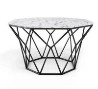 Oliver Space Halsman Coffee Table, Marble New $799
