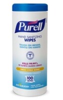 PURELL Hand Sanitizing Wipes Non-Alcohol Formula, Fresh Citrus Scent, Non-Linting Eco-Slim Wipe Canister (100-Count) New