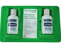 Impact Emergency Eye Wash Station, White/Green, 2 Solution Bottles (IMP7349) New In Box $119.99