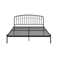 DHP Narla Metal Platform Bed Frame, King, Black, New in Box $299
