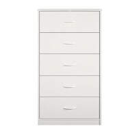 Mainstays Classic 5 Drawer Dresser, White, New in Box $299
