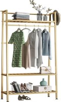 HOMEKAYT Metal Black Clothing Rack for Boutiques, 3 Tier Clothes Rack In Black Similar to Picture New In Box $239.99