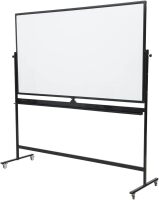 DexBoard Large Magnetic Double Sided Mobile Whiteboard Height Adjustable 360°Rolling White Board on Wheels, Office Classroom Home Magnetic Mobile Dry Erase Board with Stand, 72"x40", New in Box $399