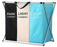 Brightshow Pop Up Laundry Basket, 180L Laundry Hamper 3 Section for Kids Dirty Clothes |Toys| Organizer in Laundry Room Bedroom Storage and Organization New In Box $79.99