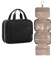 BAGSMART Toiletry Bag Travel Bag with Hanging Hook, Water-resistant Makeup Cosmetic Bag Travel Organizer for Accessories, Shampoo, Full-size Container, Toiletries / Travelon Anti-Theft Cross-Body Bag, Black New Assorted $119.99