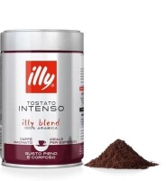 Illy Intenso Ground Espresso Coffee, Bold Roast, Intense, Robust and Full Flavored With Notes of Deep Cocoa, 100% Arabica Coffee, No Preservatives, 8.8 Ounce $50