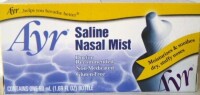 Ayr Saline Nasal Mist 50 mL NEw in Box Best by 05/2026