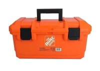 HDX 19 in. Plastic Portable Tool Box with Removable Tool Tray New $79