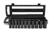 Husky 1/2 in. Drive SAE 6-Point Impact Socket Set with Storage Case (11-Piece) New In Box $199