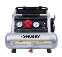 Husky 1 Gal. 135 PSI Portable Electric Quiet Air Compressor $299