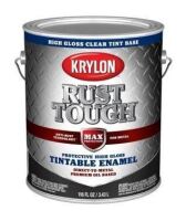 KRYLON Rust Tough Oil-based Gloss Rust Control Enamel, Clear Base, 1 Gal. New $109.99