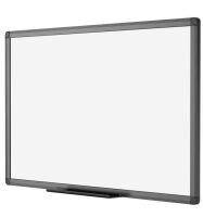 VIZ-PRO Magnetic Dry Erase White Board, 36 X 24 Inches, Black Aluminium Frame New In Box $99