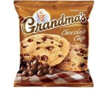 Grandma's Cookies Oatmeal Raisin Flavored 2 per pack 2 oz/ Grandma's Cookies Chocolate Chip Flavored 2 Per Pack 2.5 oz/Asst