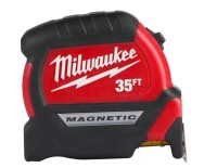Milwaukee 35 ft. x 1-1/16 in. Compact Magnetic Tape Measure with 15 ft. Reach / Dewalt ATOMIC 25 ft. x 1-1/8 in. Tape Measure / Assorted $89