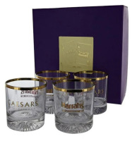 Caesar's Entertainment Set of 4 Limited-Edition Commemerative Whiskey Glasses, New $129.99