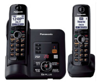 Panasonic KX-TG6632 2-Pack of Landline Phones and Answering Machine / Uniden D1660-2 DECT6.0 Caller ID Cordless Handset with 2 Handsets, Assorted Assorted $