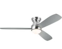 Kichler Bead 54 inch Brushed Stainless Steel with Silver Blades Ceiling Fan New In Box $299