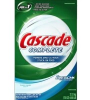 Cascade Complete Dishwashing Detergent with Bleach Powder 4.68 lb New