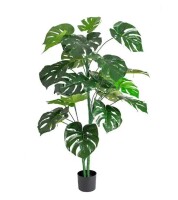 Naturae Decor Artificial 59 in. Monstera Indoor and Outdoor Plant New In Box $150