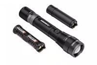 Husky 2500 Lumens Dual Power LED Rechargeable Focusing Flashlight with Rechargeable Battery / Husky 1200 Lumens Dual Power LED Rechargeable Focusing Flashlight with Rechargeable Battery / Assorted $89