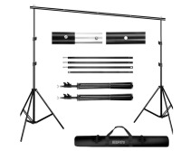 Bddfoto Backdrop Stand 6.5x10ft/2x3m, Photo Video Party Background Stand Support System for Parties with Carring Bag New In Box $99