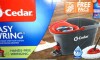 O-Cedar EasyWring Microfiber Wet String Mop with Bucket System and PACS Hard Floor Cleaner, Lavender Scent (10-Count) New In Box $89 - 2