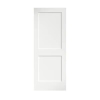 eightdoors (32 in. x 80 in. x 1-3/8 in.) Shaker White Primed 2-Panel Solid Core Wood Interior Slab Door, New in Box $399