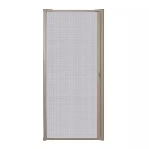 Andersen 36 in. x 78 in. LuminAire Sandtone Single Universal Aluminum Gliding Retractable Screen Door, New in Box $399