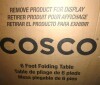 Cosco (14-678WSP1) 30 x 72 in. Center Folding Molded Folding Table, New in Box $299 - 2