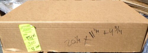 Belmont Packaging Cardboard Box 20 1/4" x11 1/4 x 4 3/4" New