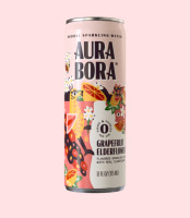 Aura Bora Elderflower Grapefruit Sparkling Water 12 oz
