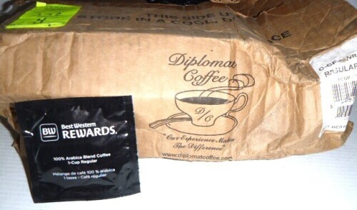 Best Western Rewards Diplomat Coffee Single Cup Regular Coffee Pouch 200 Count Case