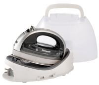 Panasonic NI-WL600 Cordless, Portable 1500W Contoured Multi-Directional Steam/Dry Iron, Stainless Steel Soleplate, Power Base and Carrying/Storage Case, Silver $99