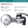 Pur Faucet Mount White Drinking Water Filtration System / PUR 3-stage Faucet Water Filter With 3 Filters LED Replace Indicator Assorted $99