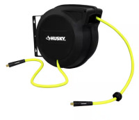 Husky 3/8 in. x 50 ft. Enclosed Hybrid Air Hose Reel New In Box $219.99