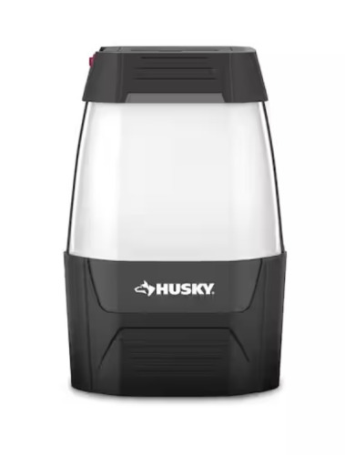 Husky 2000 Lumens Hybrid Power LED Lantern with Rechargeable Battery Included / Husky 2500 Lumens Dual Power Floating Rechargeable Spotlight / Assorted $99