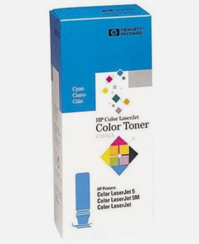 Genuine HP C3102A CYAN Color Toner for LaserJet 5 Assorted Colors New In Box $79