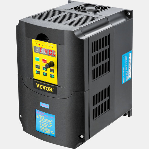 VEVOR Variable Frequency CNC Drive Inverter Converter, AC 220V Input 4KW, VFD 5.5HP, 3 Phase Output, CNC for Motor Speed Control, New in Box $299