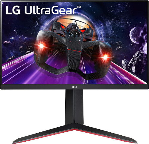 LG 24GN650-B Ultragear Gaming Monitor 24” FHD (1920 x 1080) IPS Display, 144Hz Refresh Rate, 1ms (GtG), AMD FreeSync Premium, Tilt/Height/Pivot Adjustable Stand - Black, New in Box On Working $299