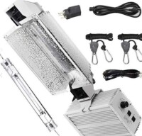 XAMT 1000W DE System Complete Fixture Double Ended Grow Lights Kits for Indoor Plants Includes 1000 Watt Super Lumens HPS Bulb with Digital Dimmable Ballast 120-240V, New in Box $699.99