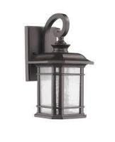 Chloe Lighting CH22021RB17-OD1 "Franklin" Transitional 1-Light Rubbed Bronze Outdoor Wall Sconce 17" Height, 17 x 9.5 x 10.5" New in Box $99.99