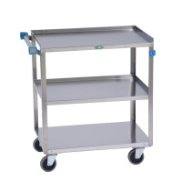 LAKESIDE 422 Manufacturing Utility Cart, Stainless Steel, 3 Shelves, 500 lb. Capacity (Fully Assembled New in Box $599