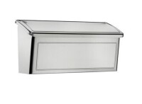 Architectural Mailboxes "The Venice" Stainless Steel Wall Mounted Mailbox / Architectural Mailboxes Black Steel Mounted Mailbox, New in Box Assorted $129.99
